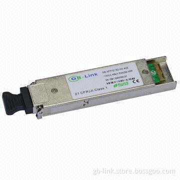 10Gbps 40km DWDM XFP Optical Transceiver, 3.5W Power Dissipation